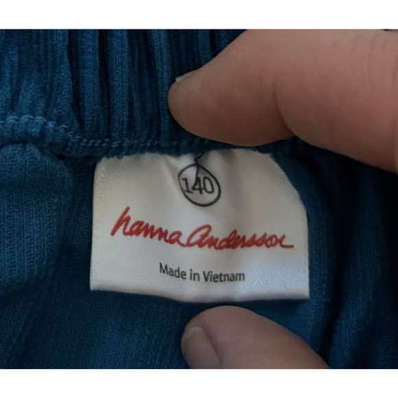 Hanna Andersson Girl's Blue Corduroy Skirt Sz 140/US 10 Bow Elastic Waist - Picture 4 of 10